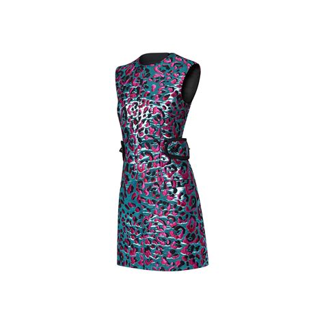 leopard lv|Lurex Leopard Dress .